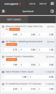 Everygame Sportsbook Review August 2024 .